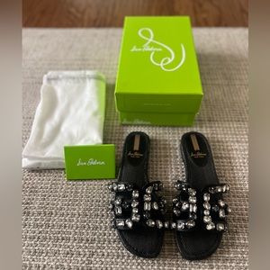 NEW Sam Edelman Black Ezel Slide Sandal (Size: 6.5)!!